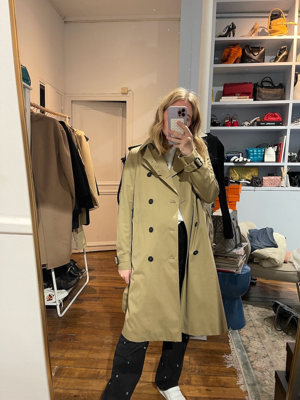 Trench Saint Laurent beige T.40