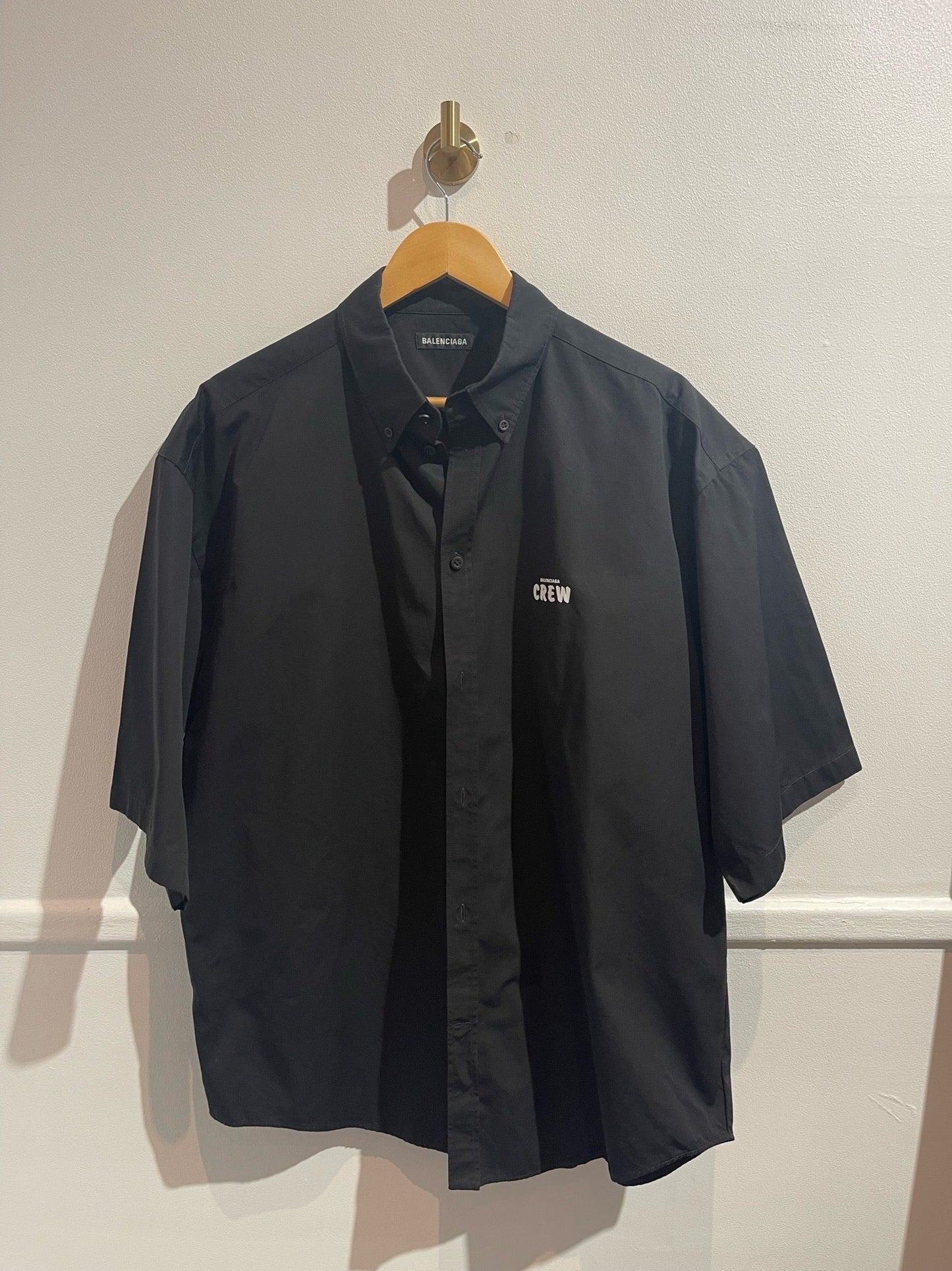 Chemise Balenciaga noire T.40