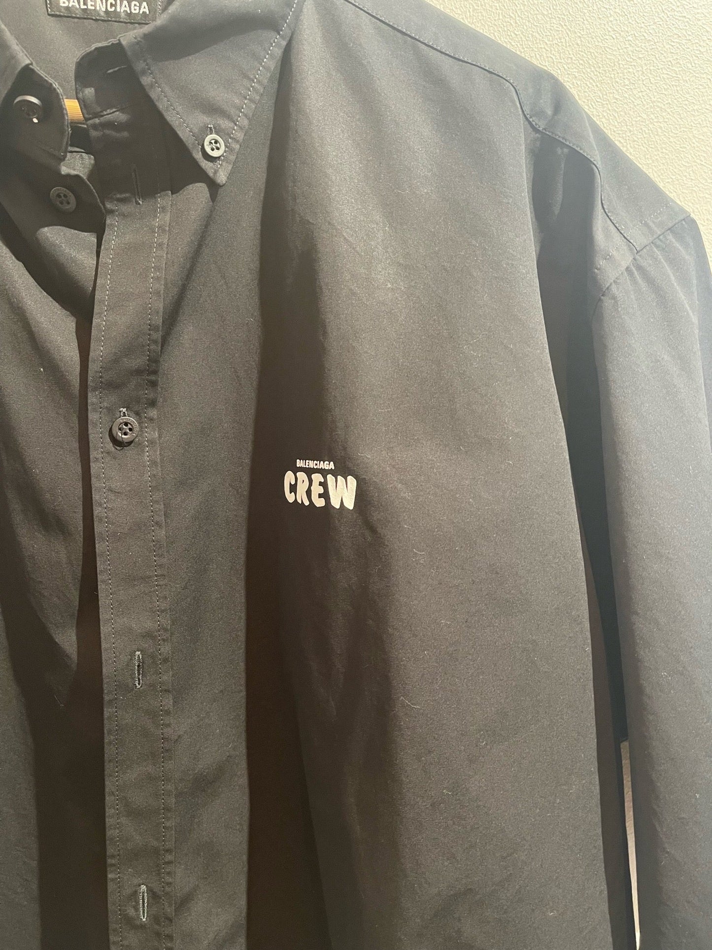 Chemise Balenciaga noire T.40