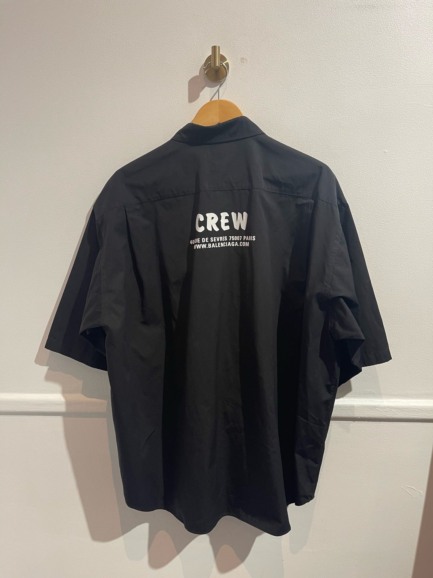 Chemise Balenciaga noire T.40