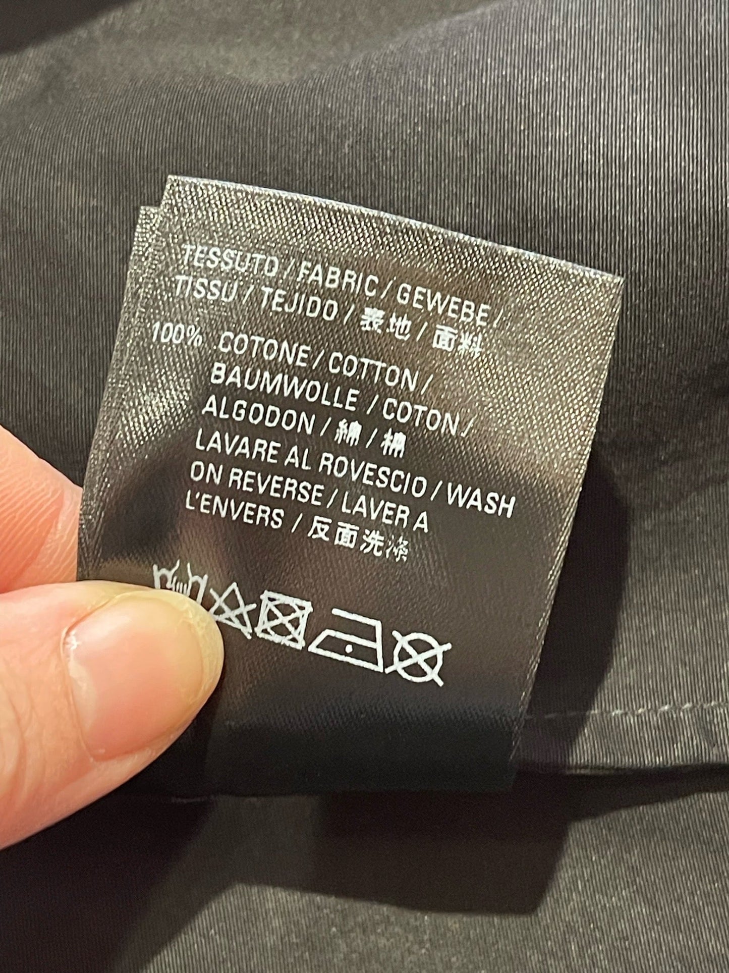Chemise Balenciaga noire T.40