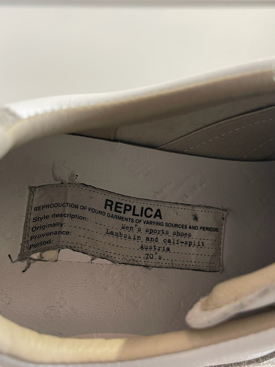 Baskets Maison Margiela Replica T.40