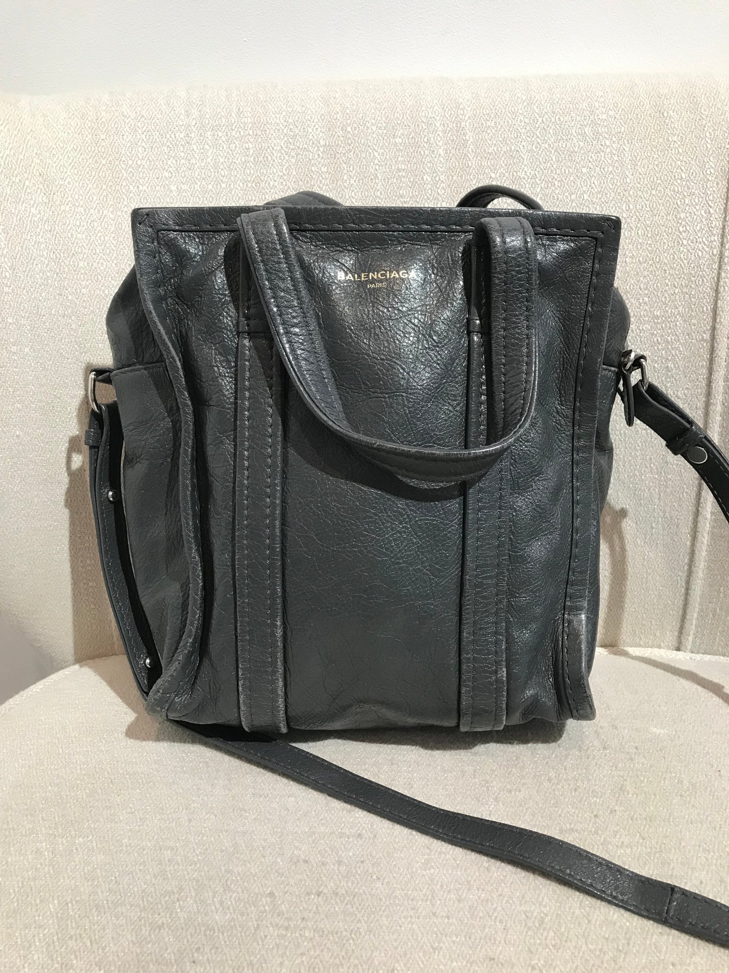 Sac Balenciaga Bazar gris