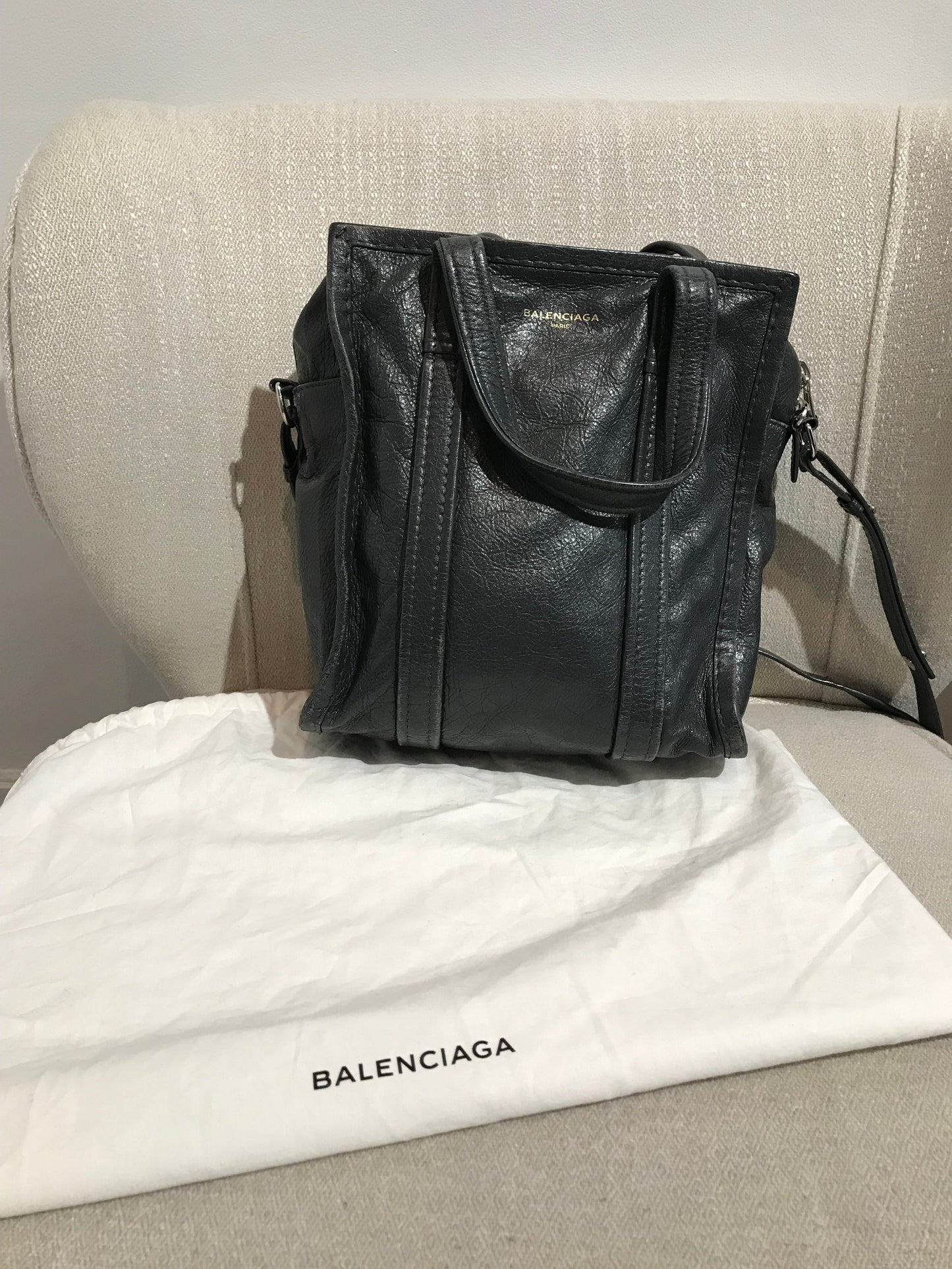 Sac Balenciaga Bazar gris