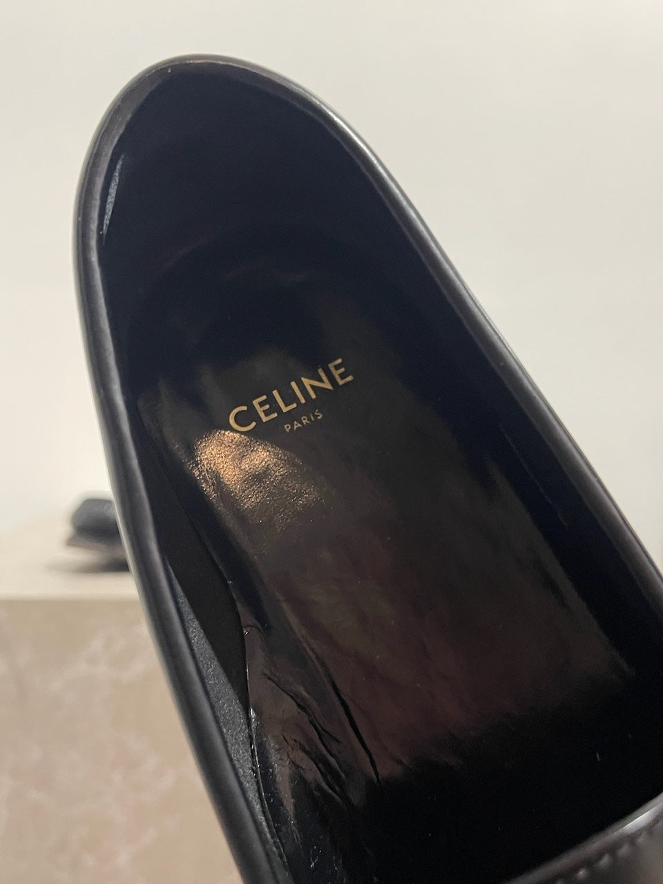 Mocassins Celine noirs T.37,5