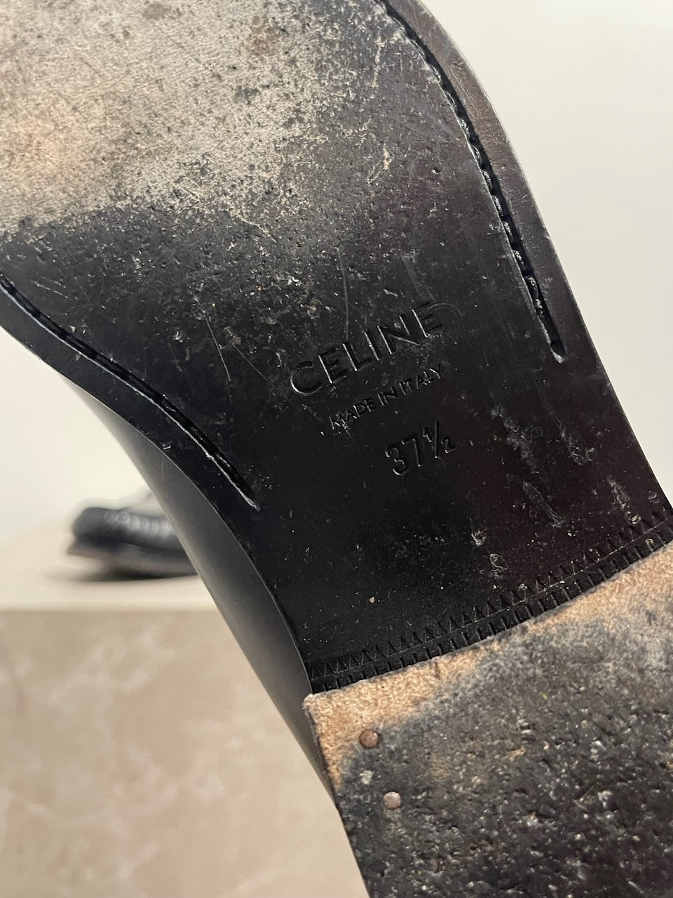 Mocassins Celine noirs T.37,5