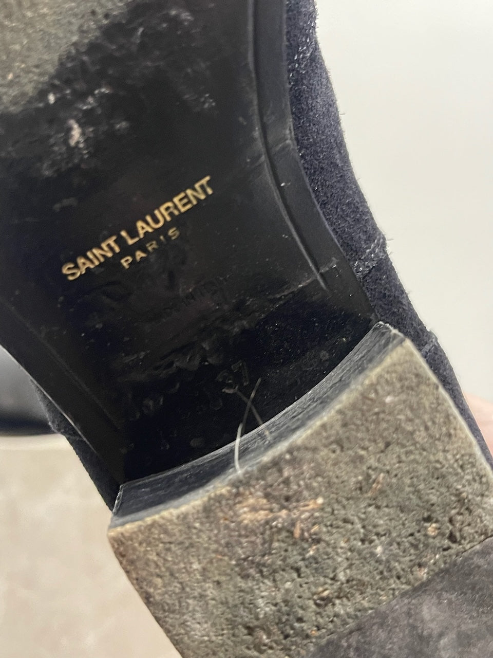 Bottines Saint Laurent noires T.37