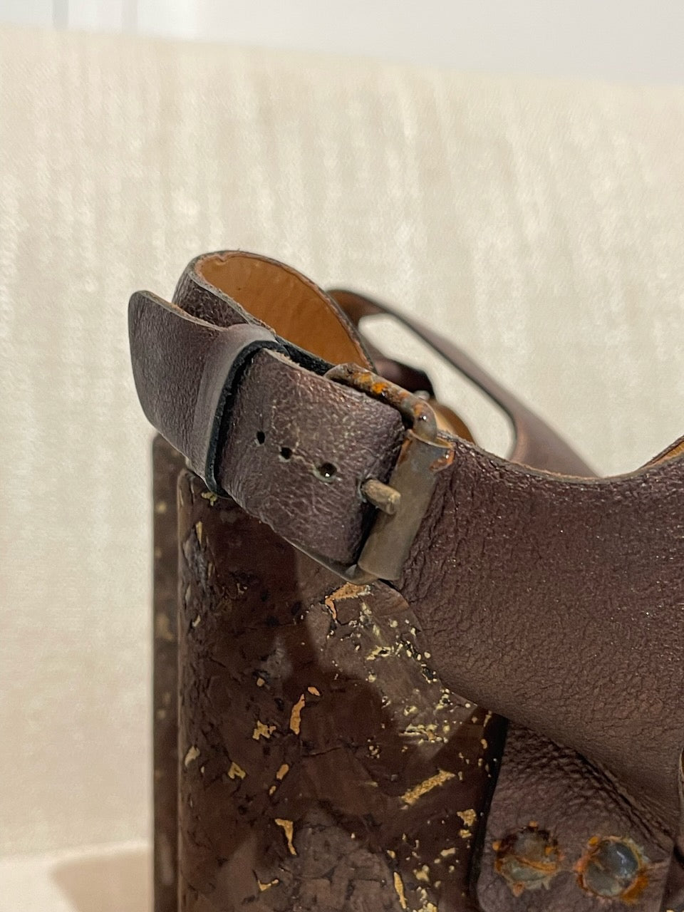 Sandales Lanvin marron T.38