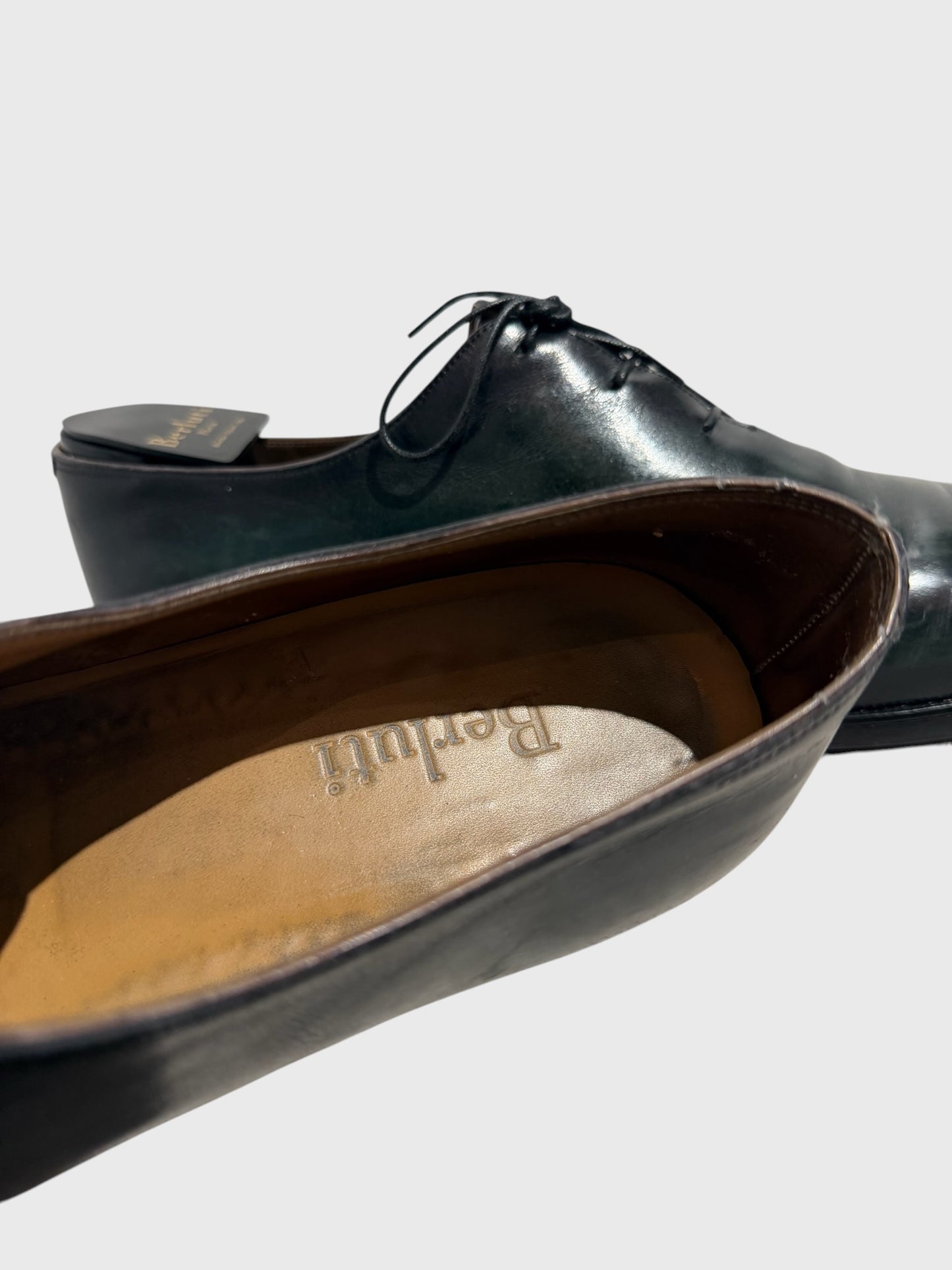 Richelieus Berluti verts T.44,5