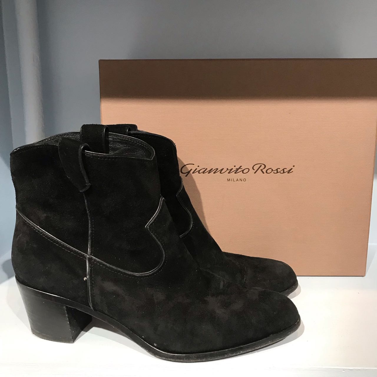 Boots Gianvito Rossi noires T.39,5
