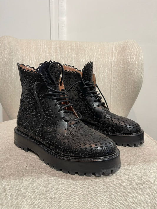 Boots Alaia noires T.37,5