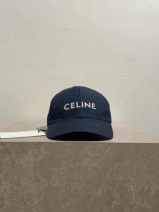 Casquette Celine bleu marine T.M