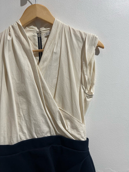 Robe Carven bleu marine T.38