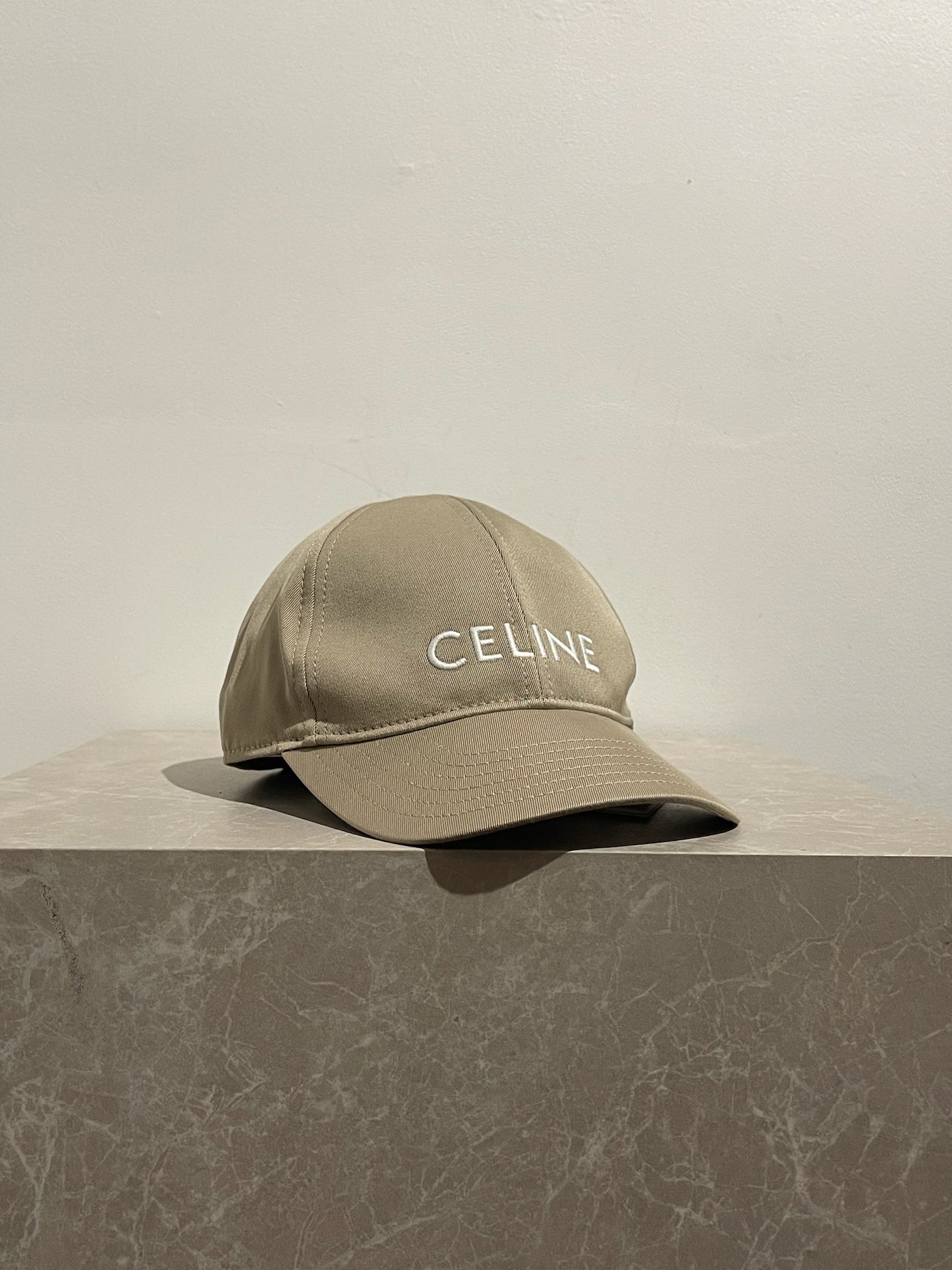 Casquette Celine beige T.M