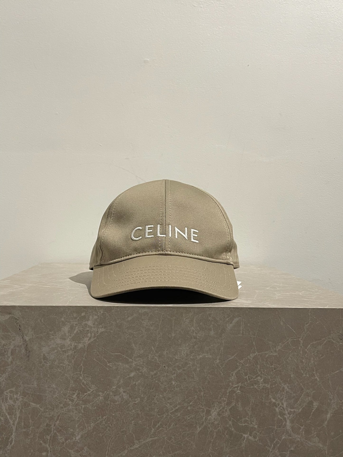 Casquette Celine beige T.M