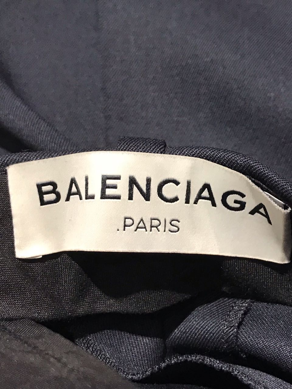 Pantalon Balenciaga bleu marine T.38