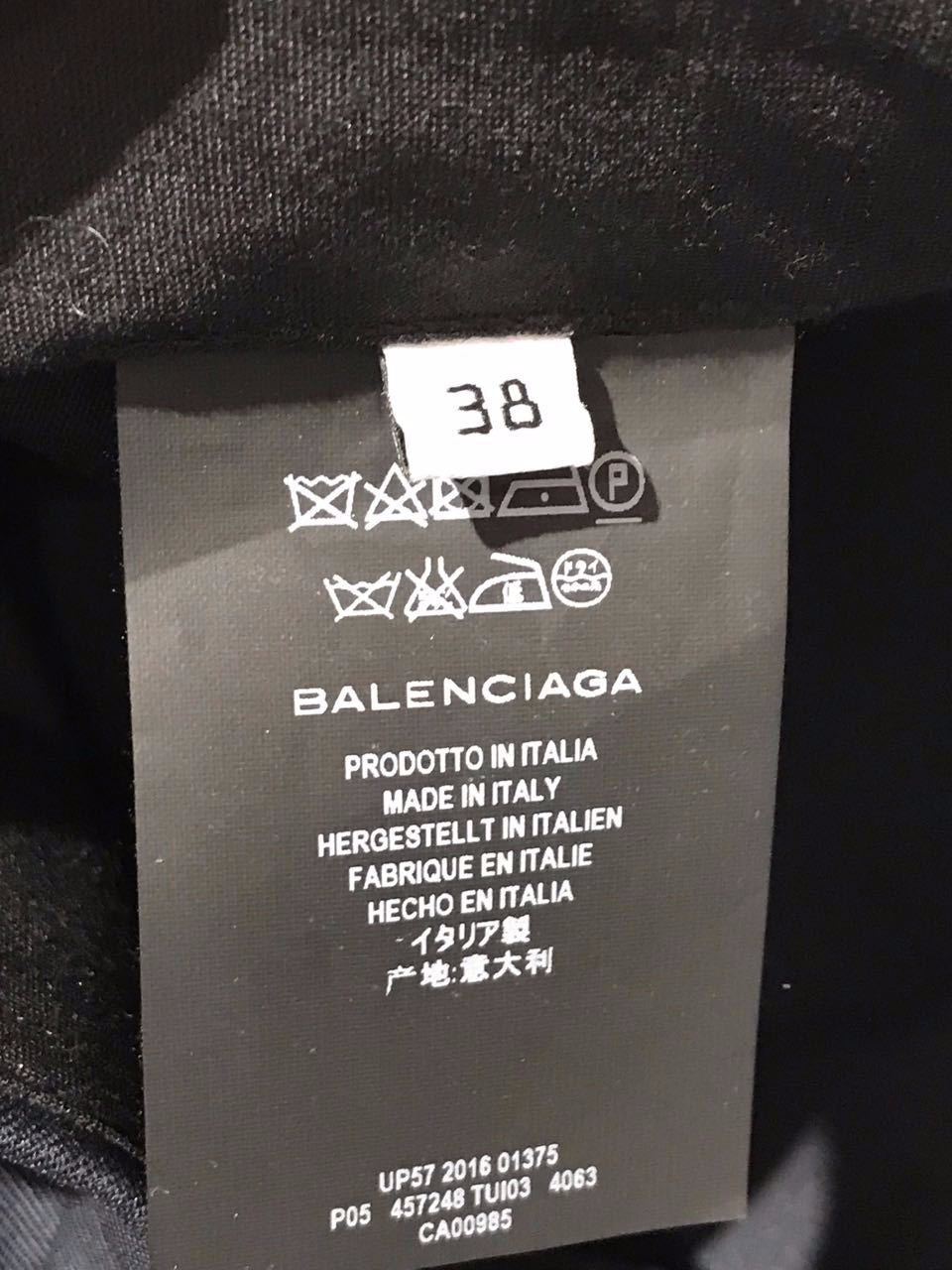 Pantalon Balenciaga bleu marine T.38