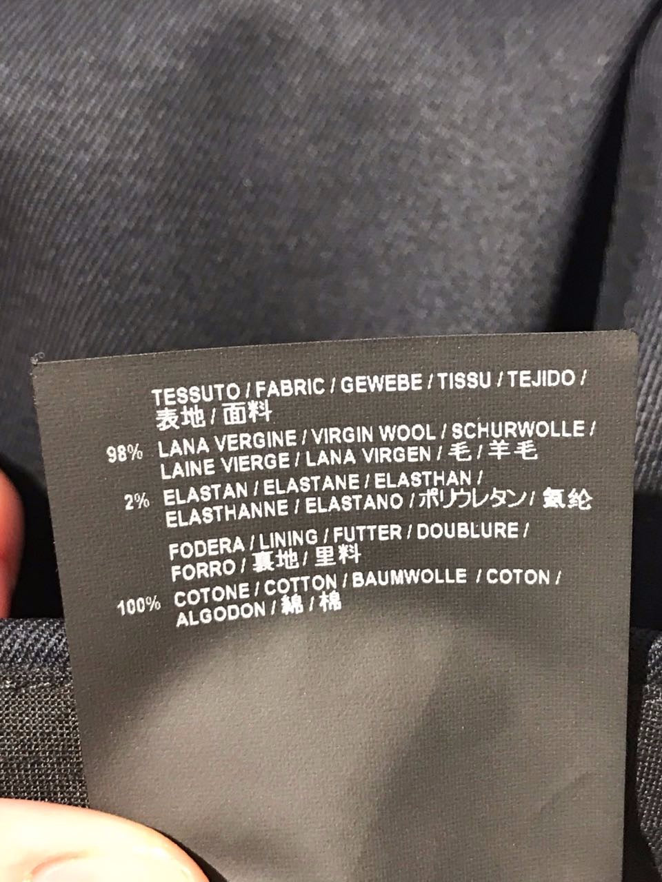 Pantalon Balenciaga bleu marine T.38
