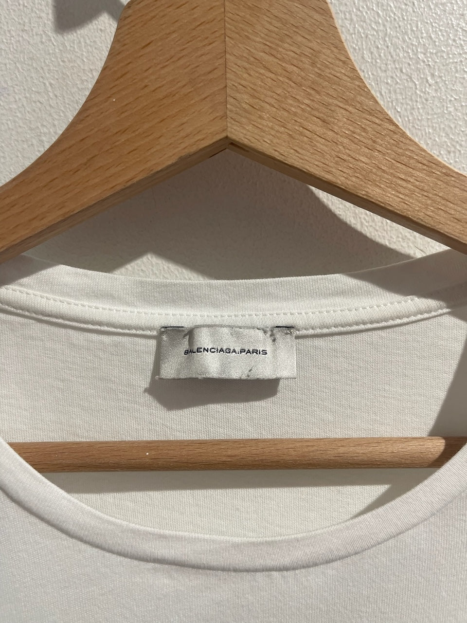 T-shirt Balenciaga blanc T.S