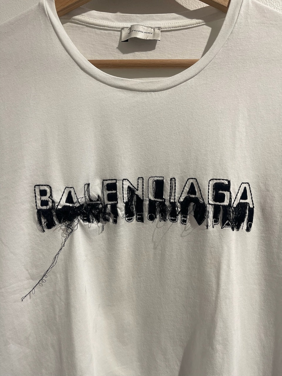 T-shirt Balenciaga blanc T.S