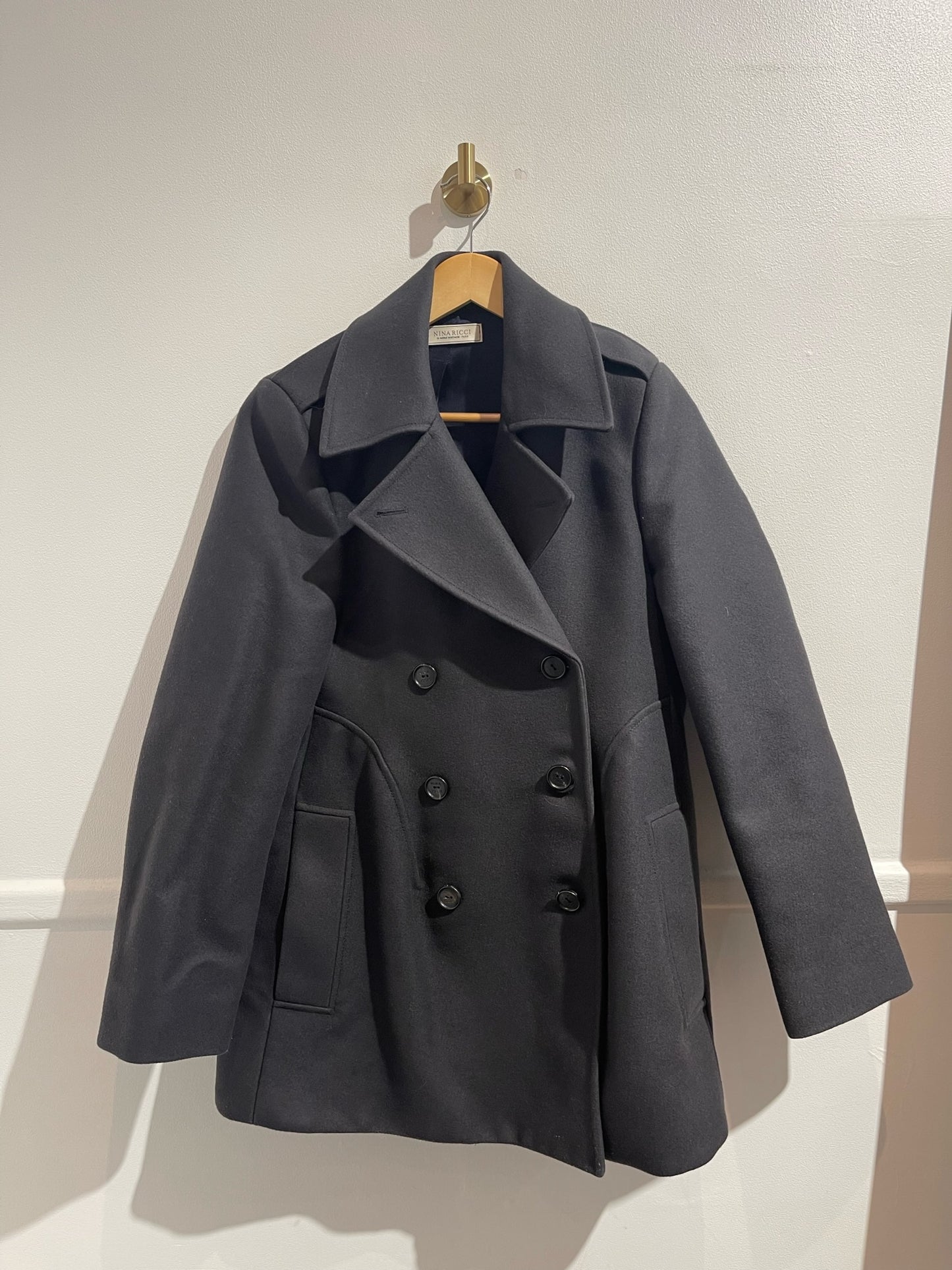 Manteau Nina Ricci bleu marine T.38