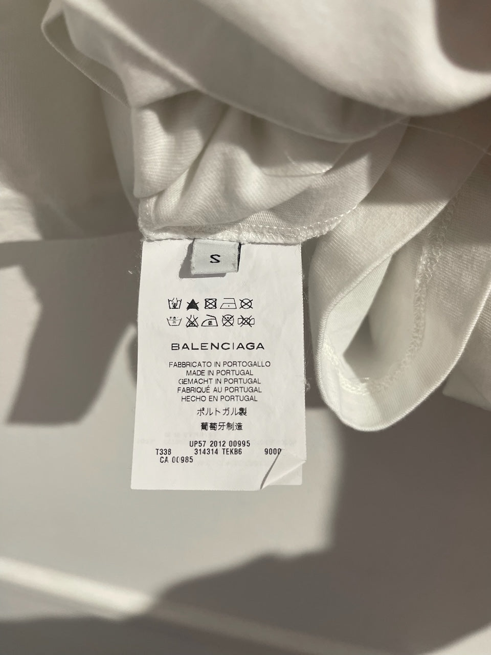 T-shirt Balenciaga blanc T.S
