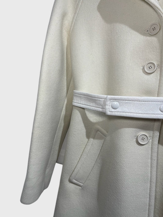 Manteau Courrèges crème T.38