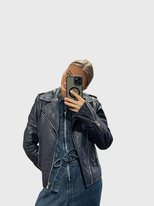 Perfecto Balenciaga bleu marine T.40