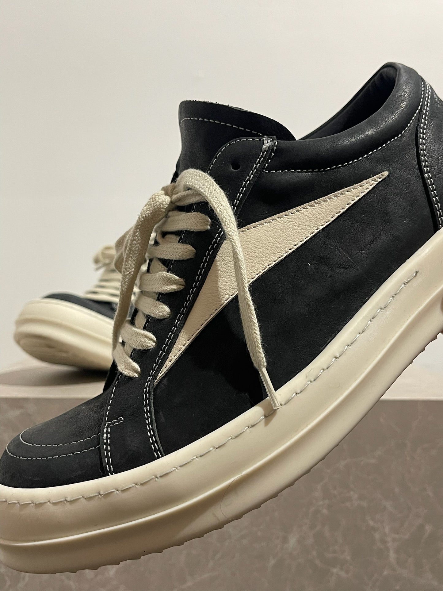 Baskets Rick Owens noir T.40