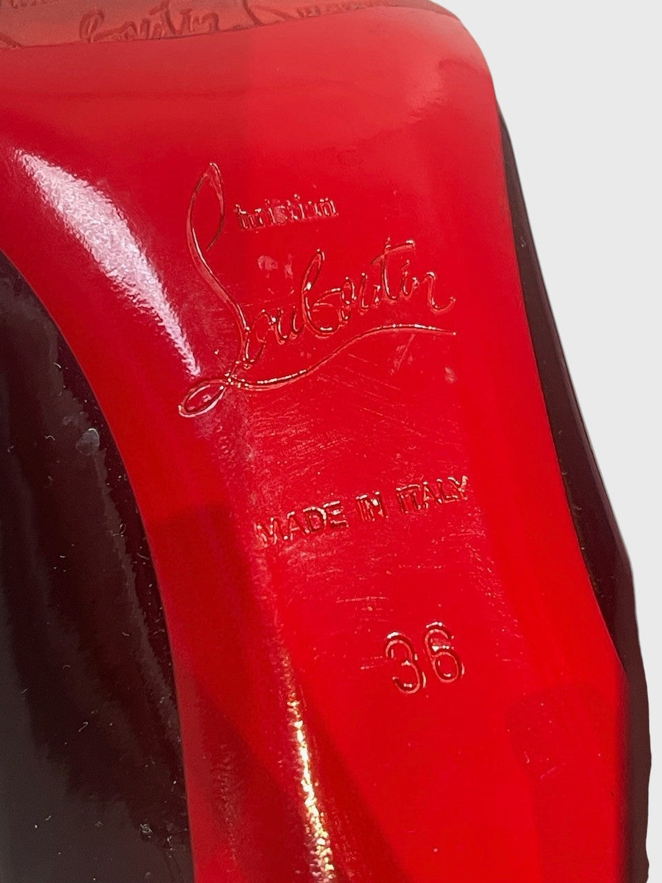 Escarpins Christian Louboutin noirs T.36