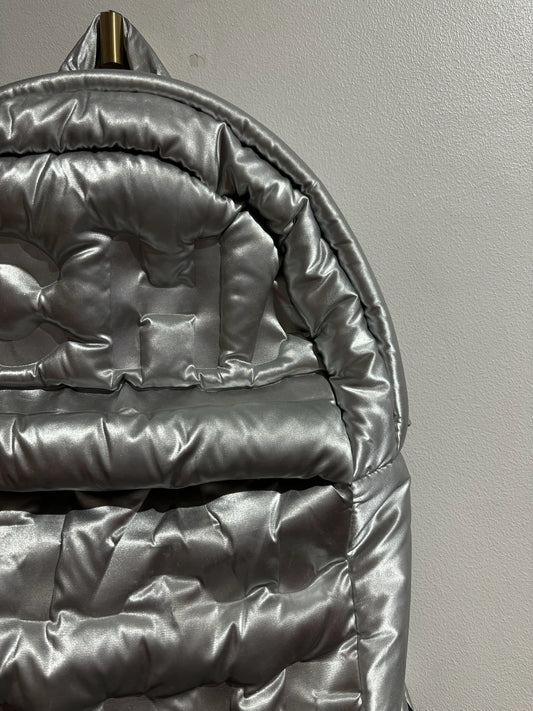 Sac à dos Chanel argenté