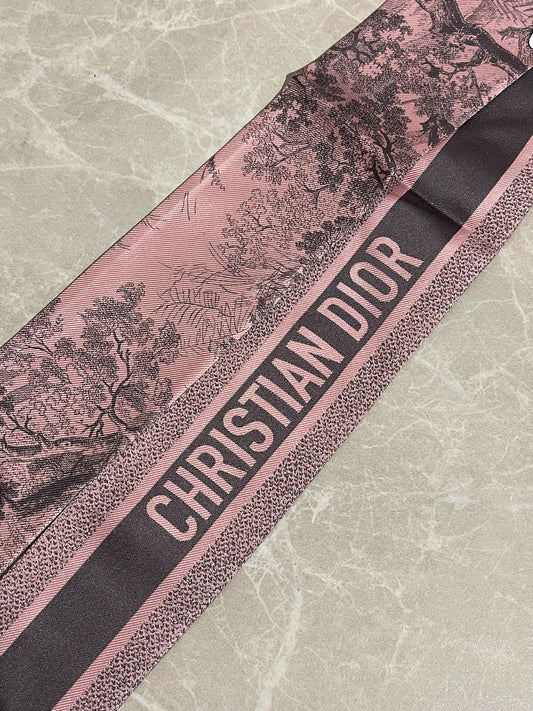 Foulard Mitzah Christian Dior rose