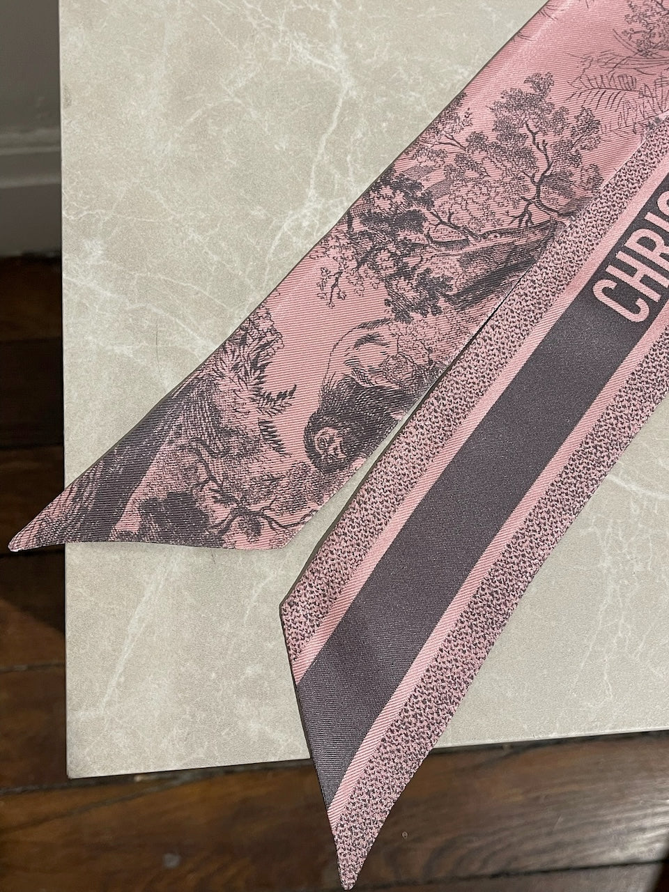 Foulard Mitzah Christian Dior rose