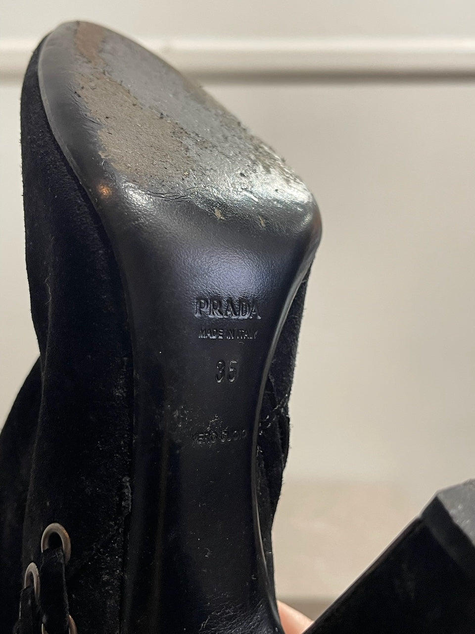 Bottes Prada noires T.35