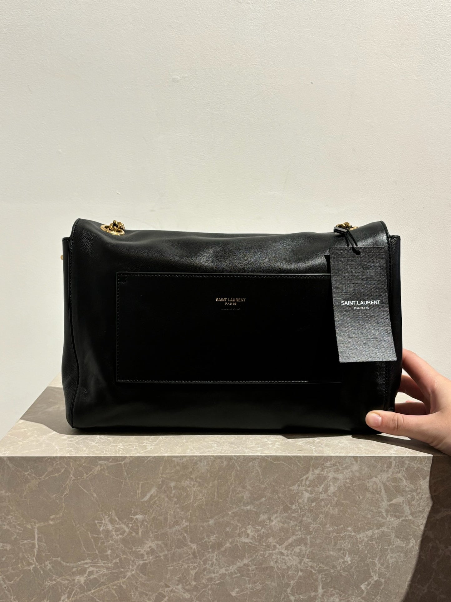 Sac Saint Laurent Kate noir réversible
