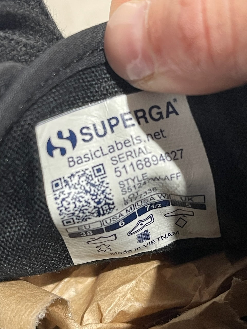 Baskets Alaia x Superga T.38