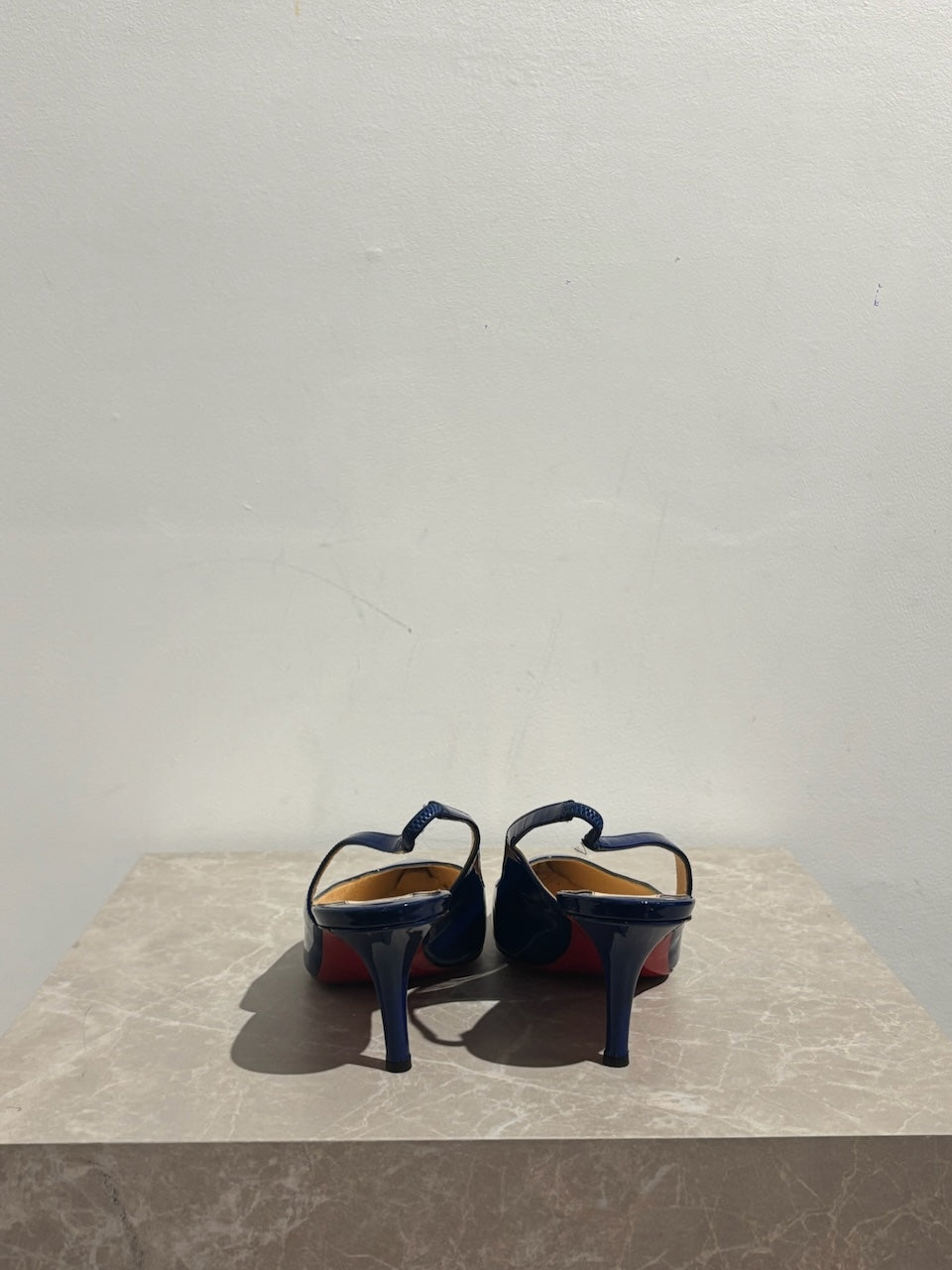 Escarpins Christian Louboutin bleus T.40