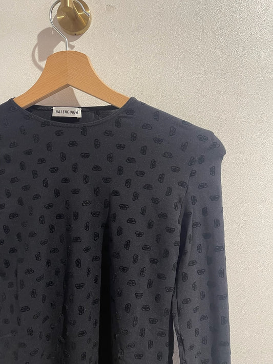 Top Balenciaga noir T.M