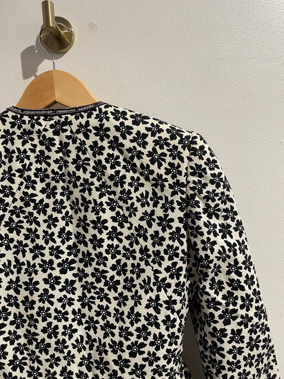 Veste Lanvin noire et blanche T.34