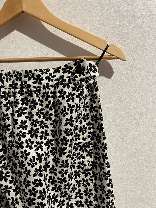 Jupe Lanvin noire et blanche T.34