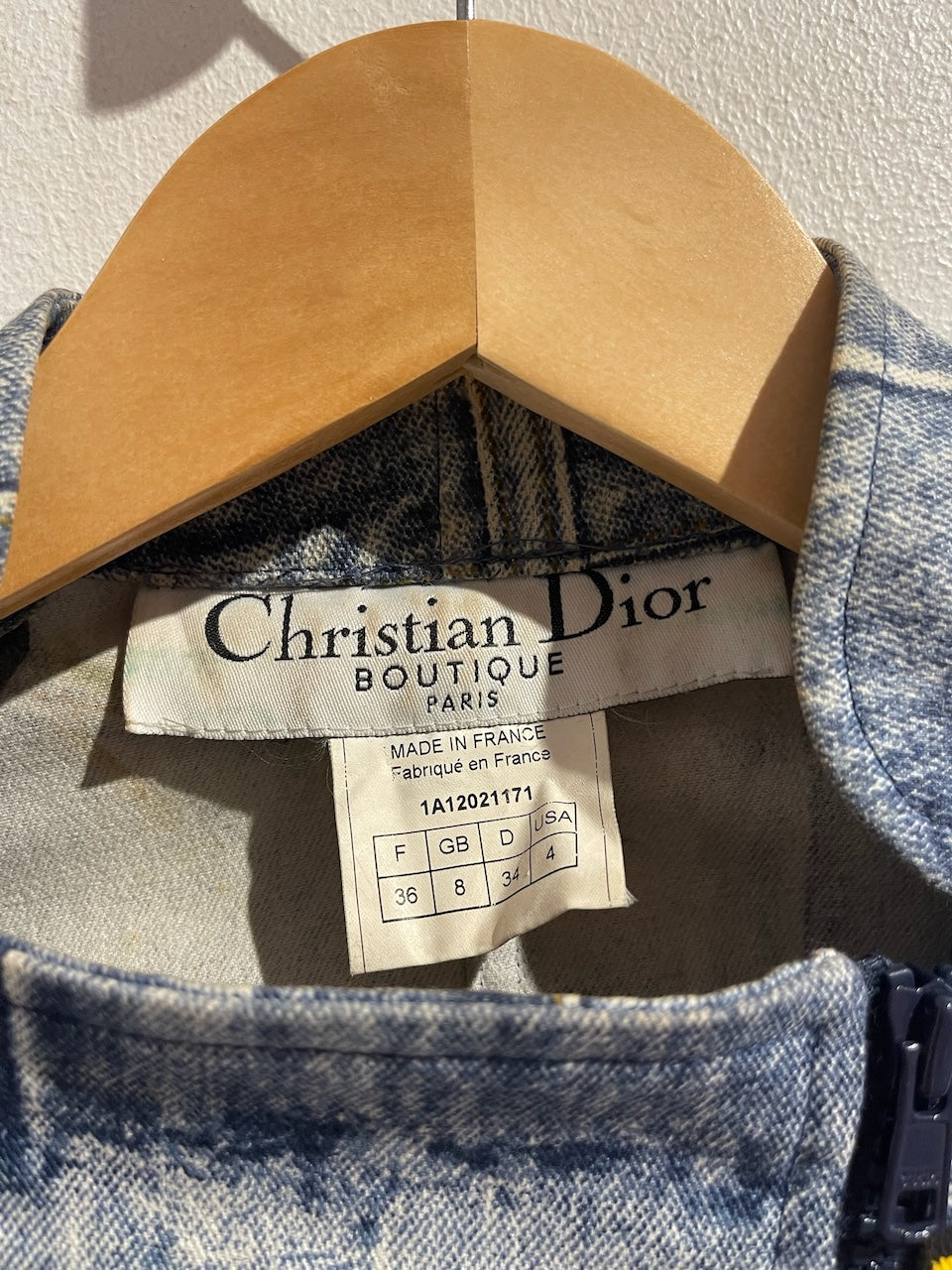 Veste Christian Dior jeans T.36