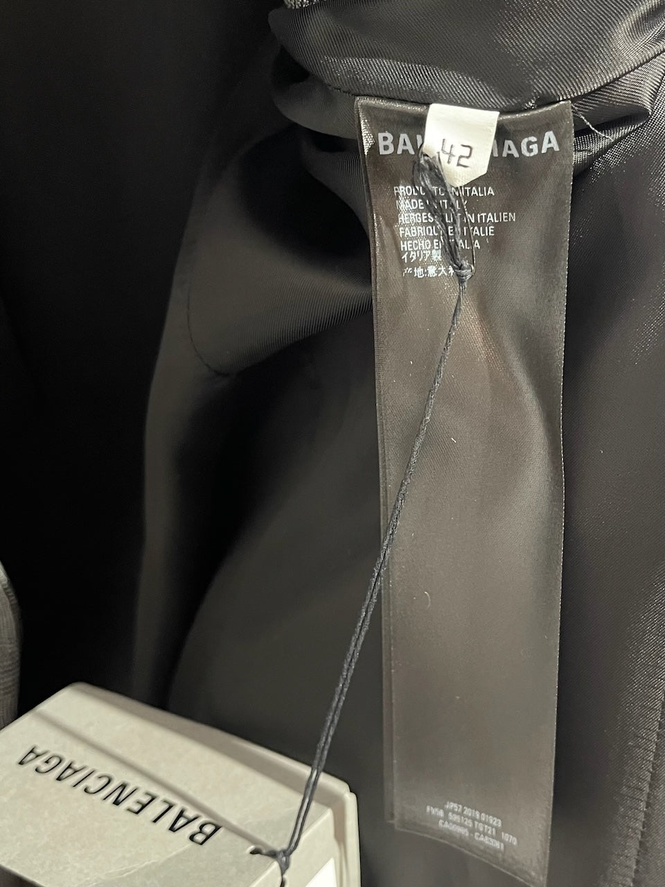 Veste Balenciaga grise T.42 NEUVE