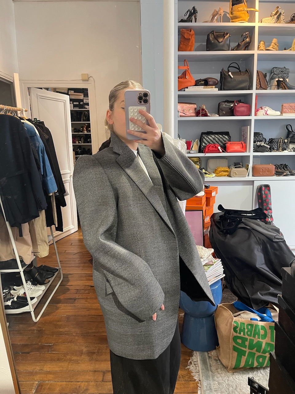 Veste Balenciaga grise T.42 NEUVE