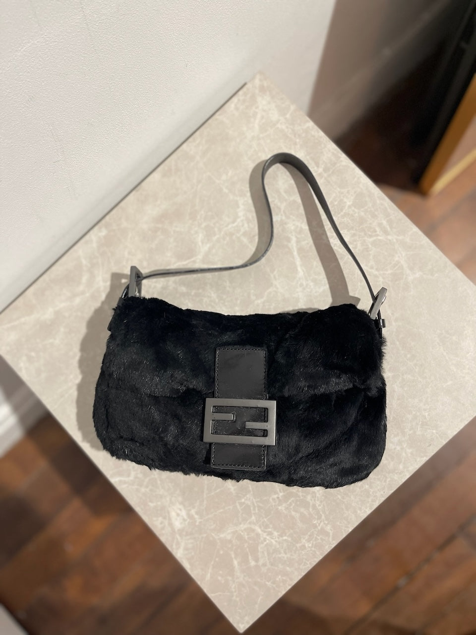 Sac Fendi Baguette fourrure