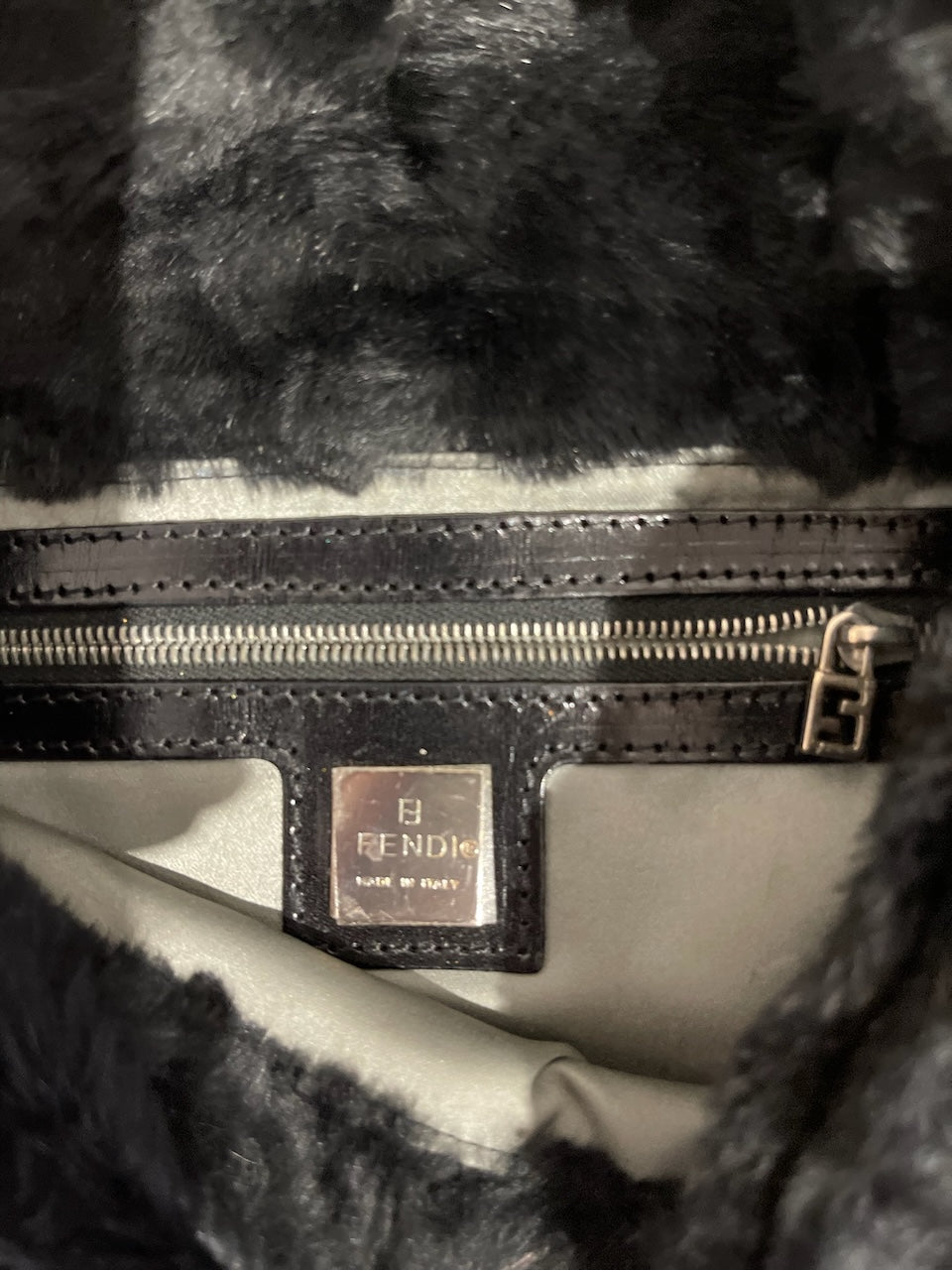 Sac Fendi Baguette fourrure