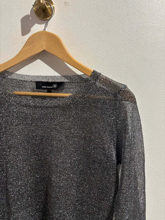 Top Isabel Marant argenté T.M