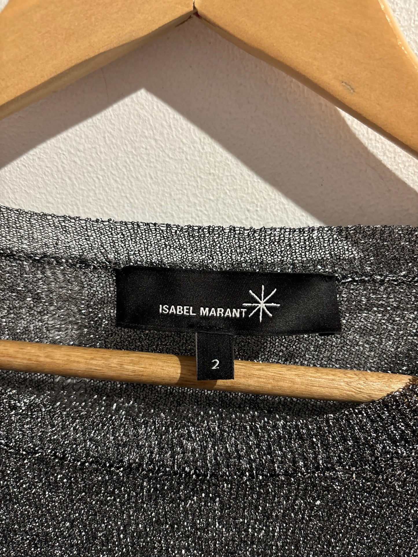 Top Isabel Marant argenté T.M