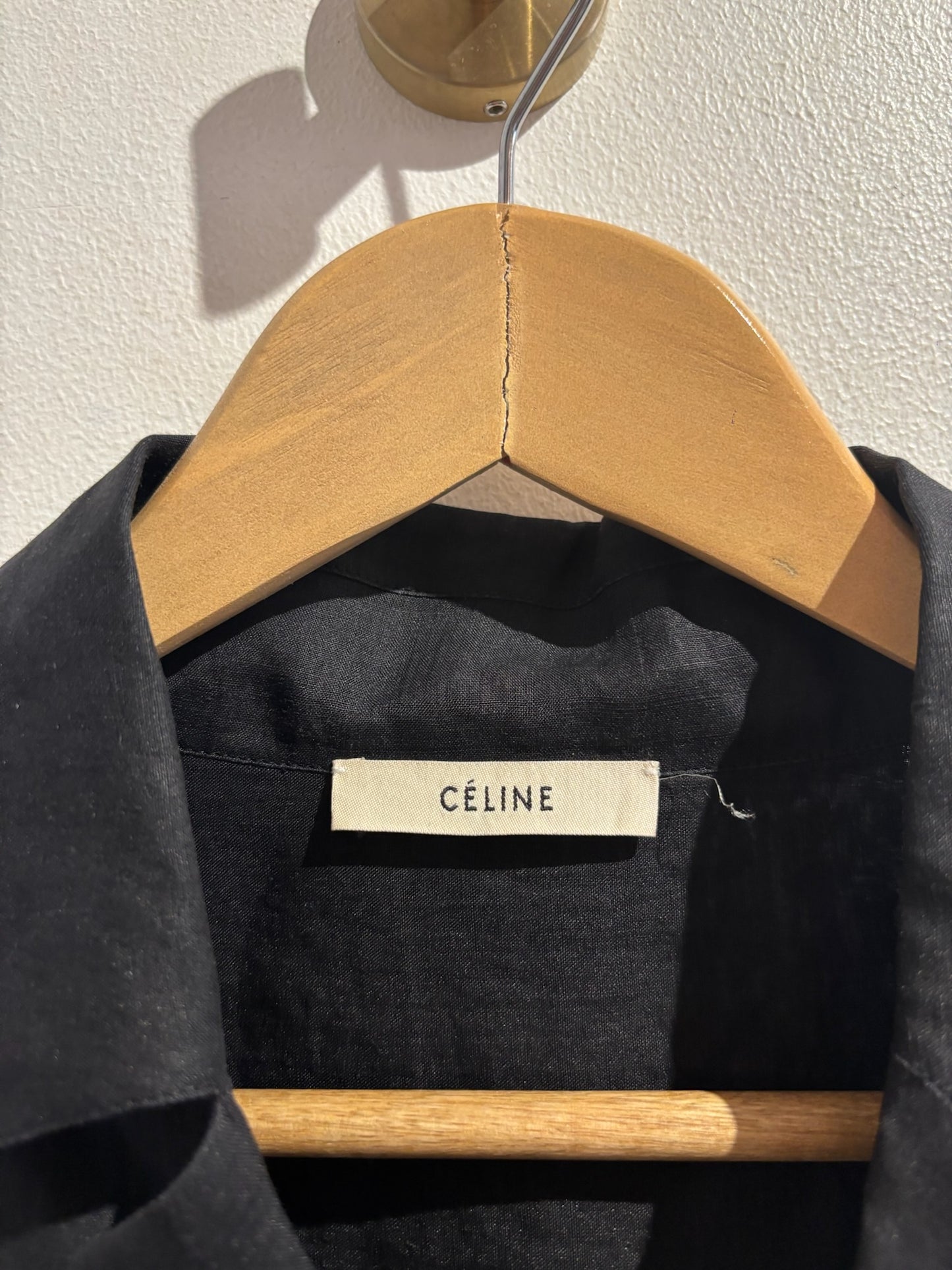 Chemise Celine noire T.36
