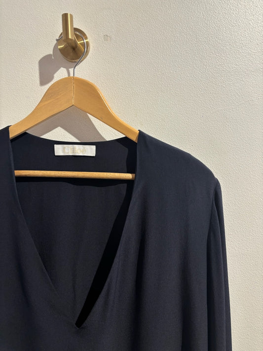 Blouse Chloé bleu marine T.42