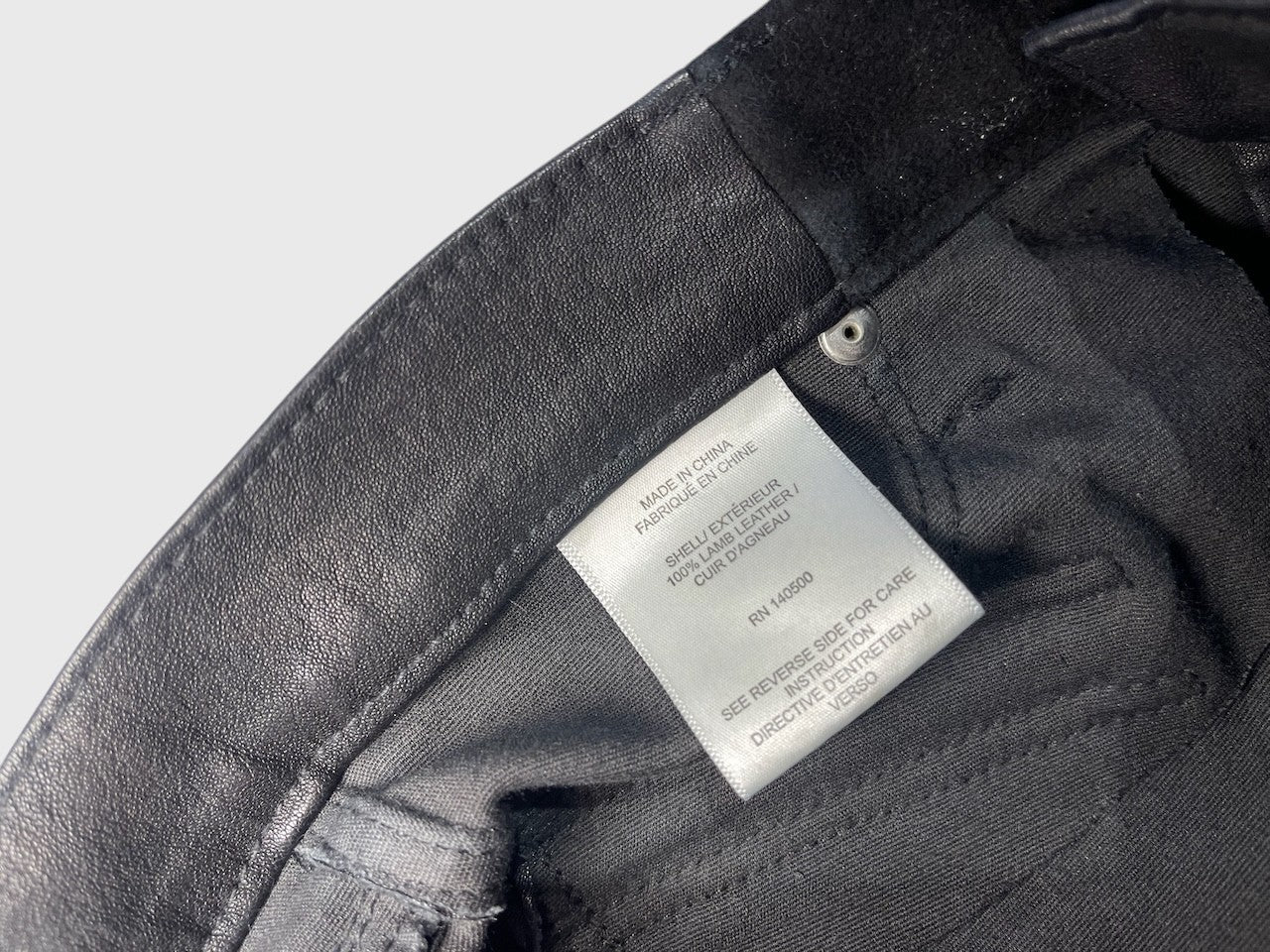 Pantalon RTA en cuir T.25